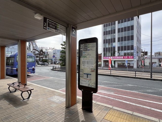 紀伊田辺駅発12:50発のバスで本宮大社前へ